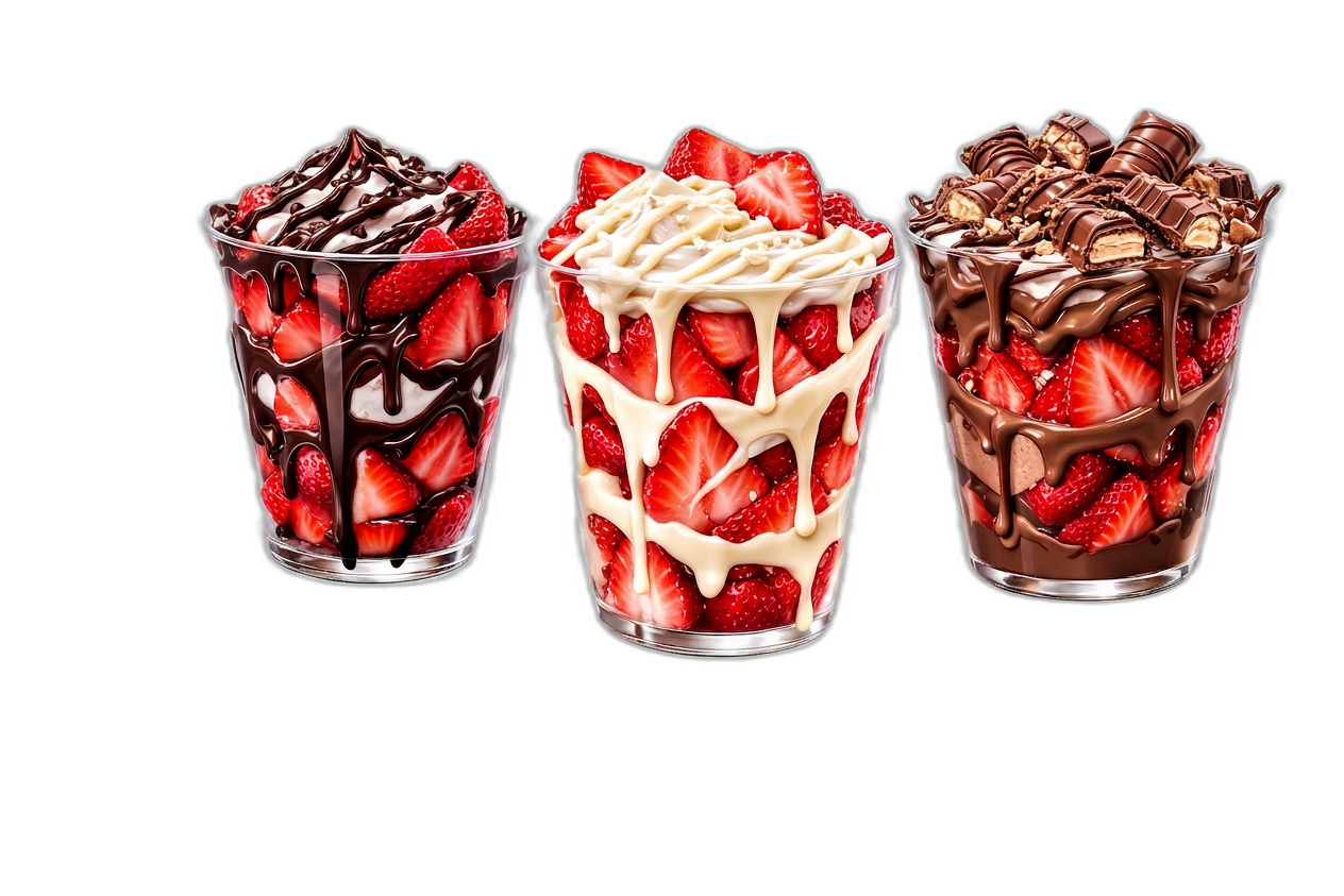 Erdbeerbecher